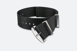 Premium Black MORA Nylon Watch Strap