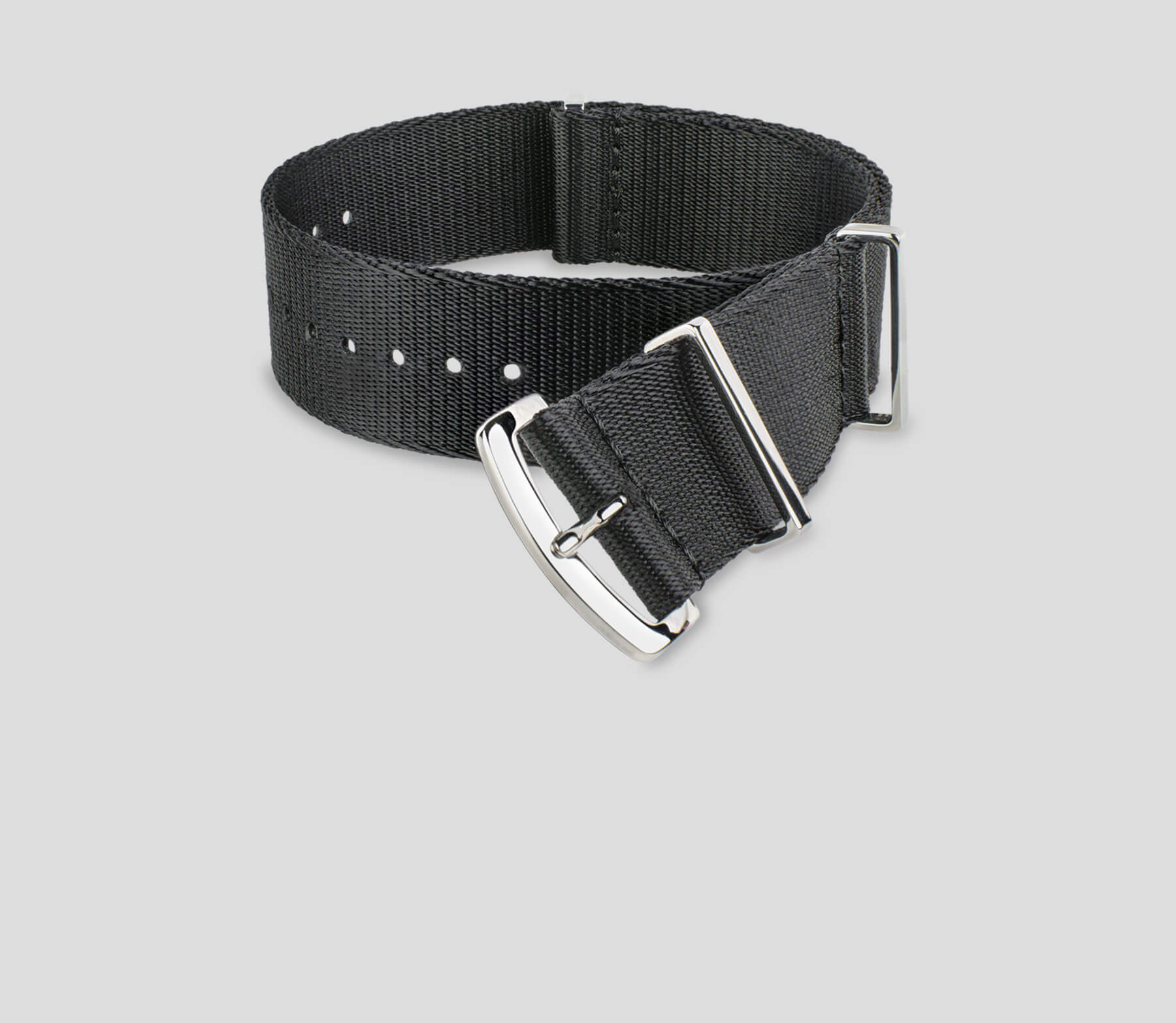 Solid Black Strap